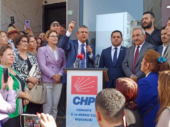 CHP Grup Başkanı ve Genel Başkan Adayı Özgür Özel Osmaniye İl Başkanlığı'nı Ziyaret Etti