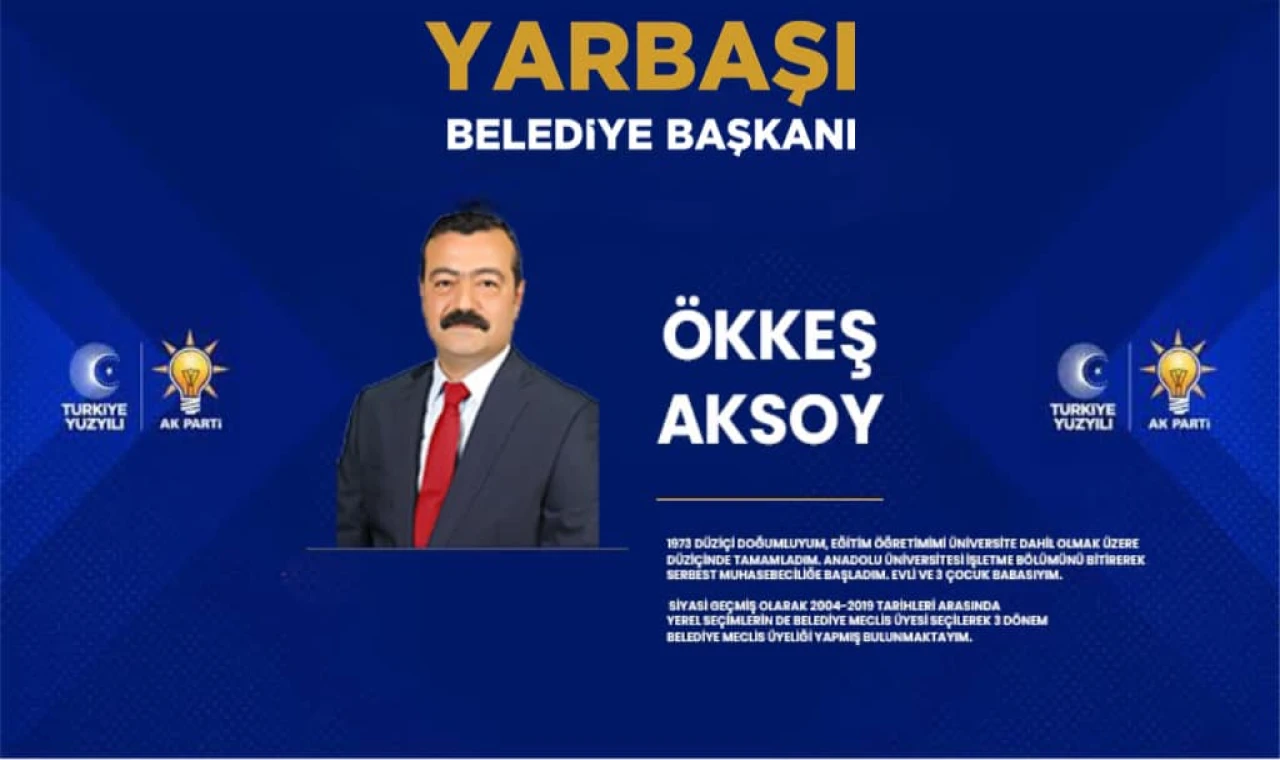 Yarbaşı Belediye Başkanı Ökkeş Aksoy Oldu