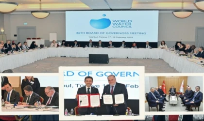 Bakan Yumaklı, Dünya Su Konseyi Guvernörler Toplantısı’nda konuştu
