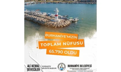 Burhaniye’nin yeni nüfusu: 65.790