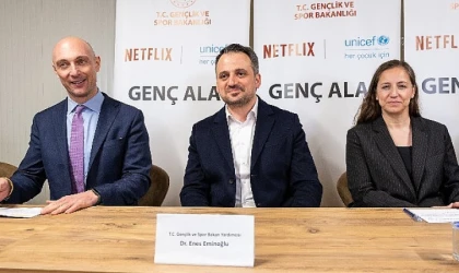 Depremin 1. yılında Gençlik ve Spor Bakanlığı, UNICEF ve Netflix tarafından Genç Alan’a ortak ziyaret
