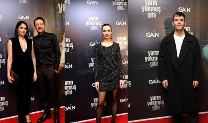 Tûba Büyüküstün ve Halit Ergenç’i buluşturan “Yarın Yokmuş Gibi” dizisine muhteşem gala