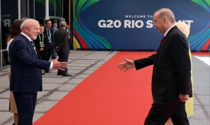 Cumhurbaşkanı Erdoğan, G20 Liderler Zirvesi'nde Brezilya'da Resmi Karşılama Törenine Katıldı