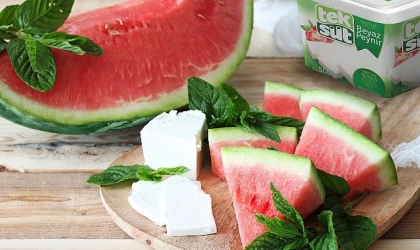 Beyaz peynir ve karpuz zamanı