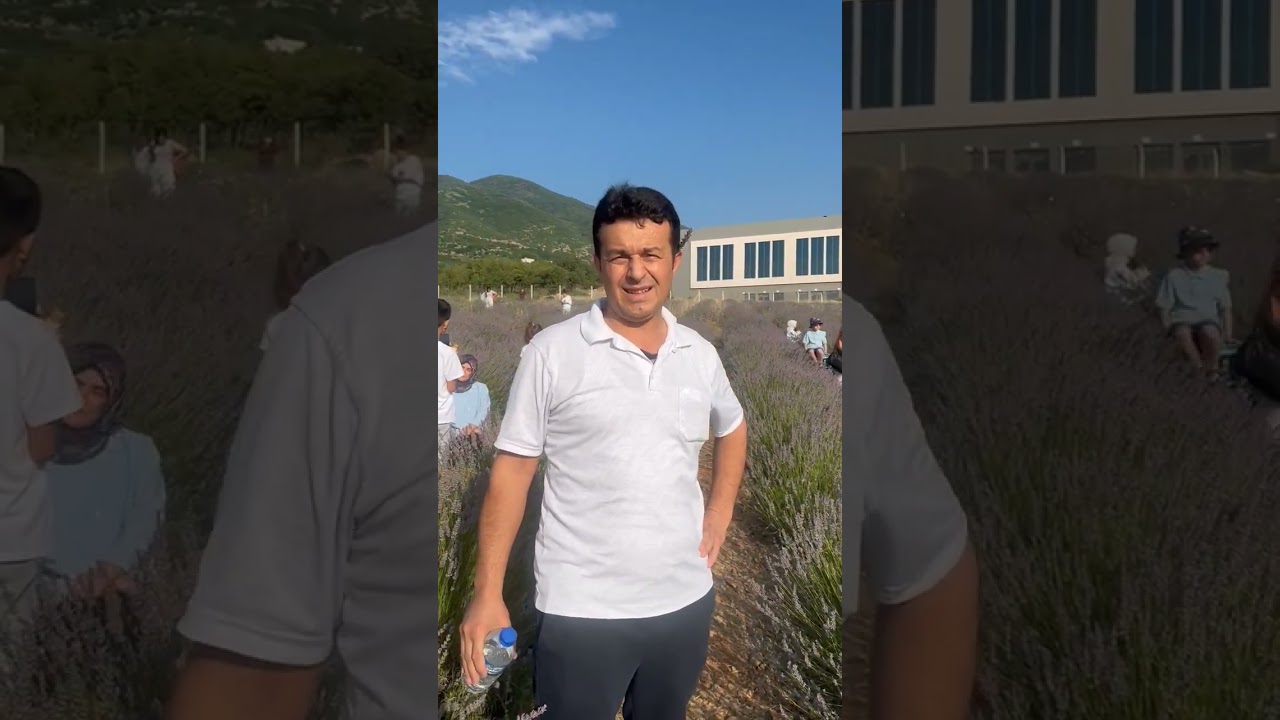 lavanta bahçesine giden Düziçi linin sevinci.