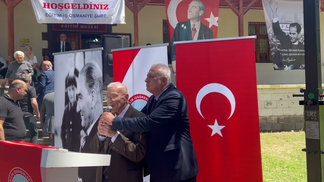 Bekir Karcı ( Düziçi Köy Enstitüsü 1944 Mezunu) amcamızın Köy Enstitüleri anması konuşması.